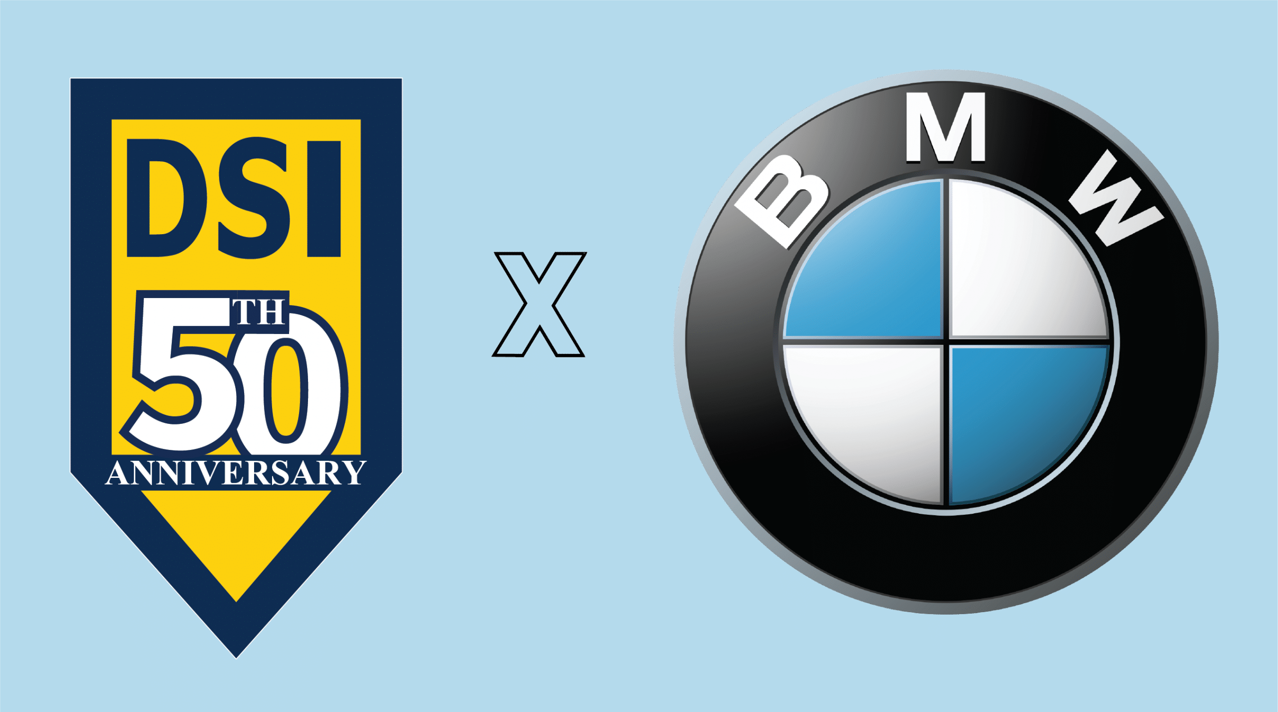 Logos of DSI and BMW together