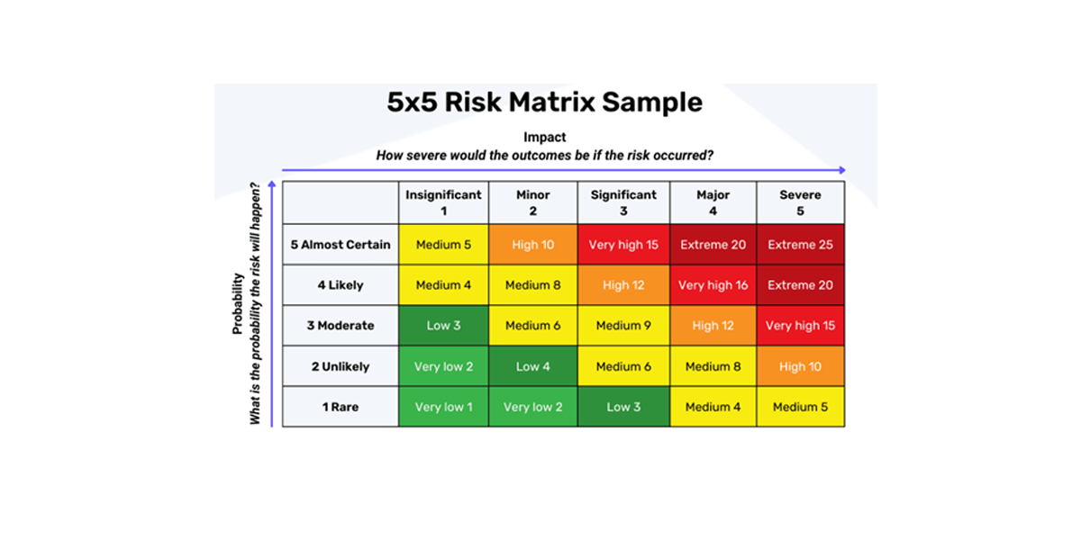 Risk Matrix Sample Image